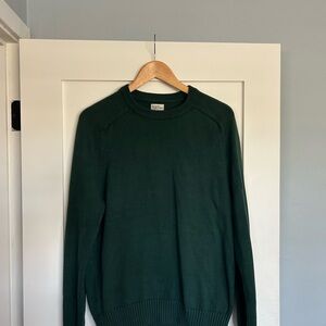 Jcrew Men's Green Sweater 100% cotton